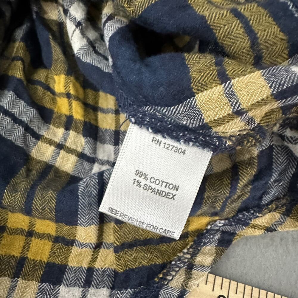 John Mark Long‎ Line Tunic Top Duster Plaid Artsy Handkerchief Hem Womens Medium - Picture 6 of 8